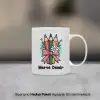 İsme Özel Papatyalı Kalem Kupa Bardak