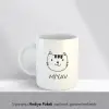 Kedi Temalı Kahve Kupası