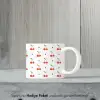 Kiraz Desenli Mini Kupa