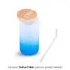 Kişiye Özel Cam Pipetli Suluk - İstenilen Baskıyla