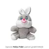 Sevgiliye Özel Hediye İsim Baskılı Peluş Tavşan