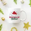 Noel Şapkalı Mutlu Yıllar Temalı Kupa