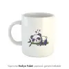 Panda Tasarımlı Kahve Kupası