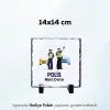Polise Özel İsim Baskılı Doğal Taş