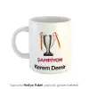 Şampiyon Baskılı Kişiye Özel İsimli Kupa Bardak