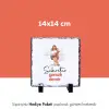 Sekretere Özel İsim Baskılı Doğal Taş