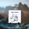 Sevgiliye Özel İsim Baskılı Doğal Taş
