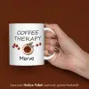 Coffee Therapy Kişiye Özel İsimli Hediye Kupa