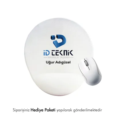 Firmalara Özel Logolu Oval Bileklikli Mouse Pad