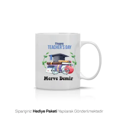 Kişiye Özel Öğretmenler Günü Hediyesi Kupa Bardak