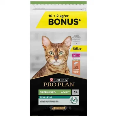 Pro Plan Sterilised Somonlu 10+2 Kg Kısırlaştırılmış Kuru Kedi Maması