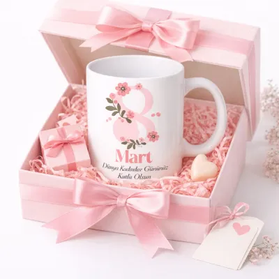 Kadınlar Günü Anlamlı Hediye Kupası