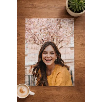8 Mart Kadınlar Günü Kişiye Özel Fotoğraflı A4 99 Parça Puzzle Hediye