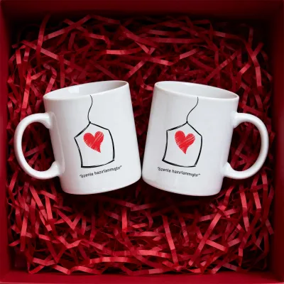 Özenle hazırlandı Çift Kupa Seti