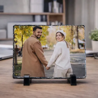 Kişiye Özel Fotoğraf Baskılı Doğal Taş