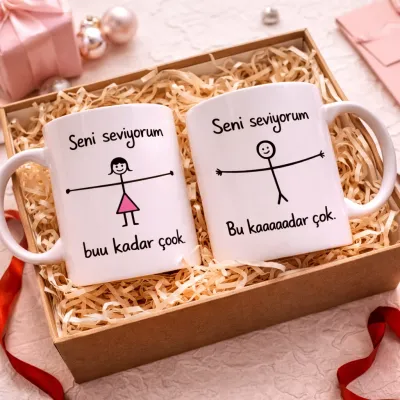 Seni Buu Kadar Seviyorum Çift Kupa Seti