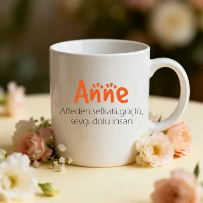 Anne: Affeden, Şefkatli, Güçlü Kupa Bardak