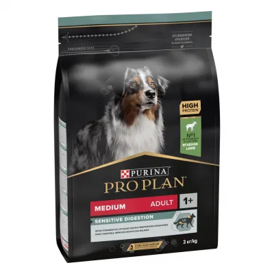 Pro Plan Medium Kuzu Etli Orta Irk Yetişkin Köpek Maması 3 Kg