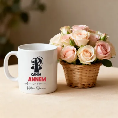 Anneye Hediye Kupa Bardak