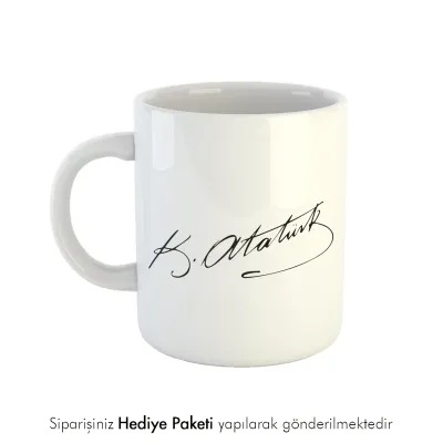 Atatürk İmzalı Kupa Bardak