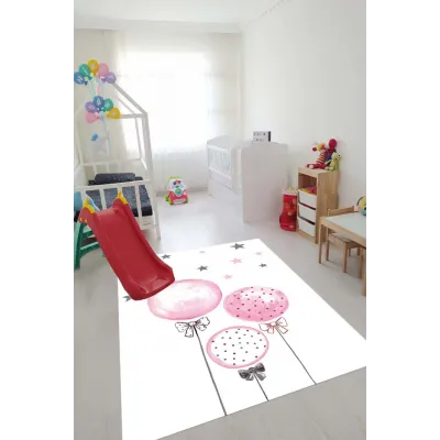 Balon Masalı Çocuk Odası Halısı