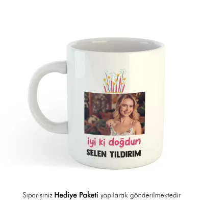 Doğum Gününe Özel Fotoğraflı Kupa