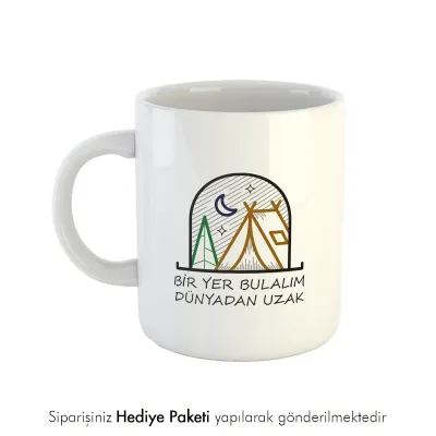 Dünyadan Uzak Kahve Kupası