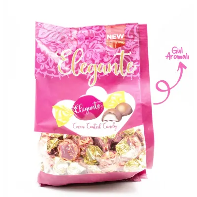 Elegante Gül Aromalı Çikolata x 12Li Paket