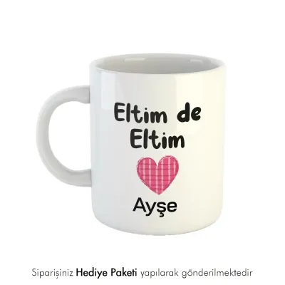 Eltim De Eltim Kişiye Özel İsimli Kupa Bardak