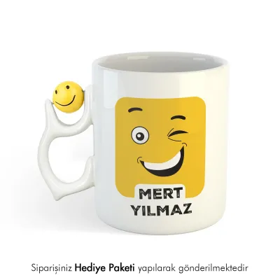 Kişiye Özel Emoji Tasarımlı Kupa