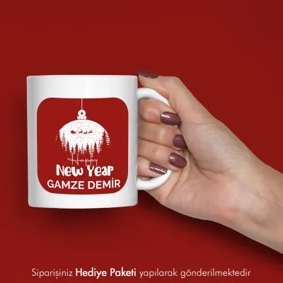 Happy New Year Yılbaşı Hediyesi Kupa Bardak