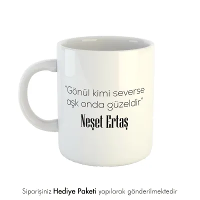 Mesaj İçerikli Kahve Kupası