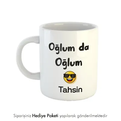 Oğlum Da Oğlum Kişiye Özel İsimli Kupa Bardak