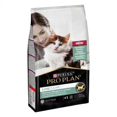 Pro Plan LiveClear Alerjen Azaltan Hindili 1.4 kg Yavru Kedi Maması