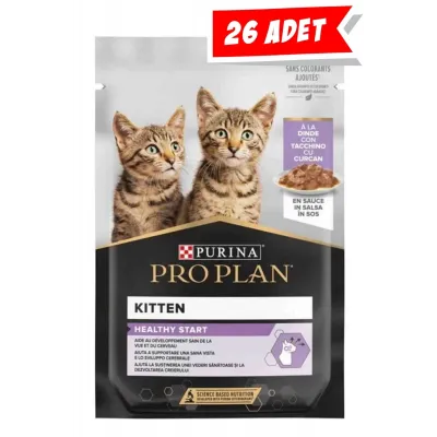 Pro Plan Hindili 85 gr Yavru Kedi Yaş Maması 26x85gr