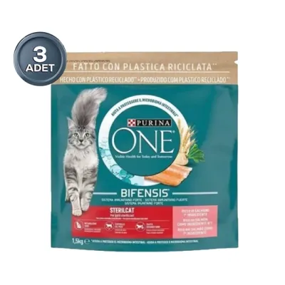Purina One Yetişkin Sığır Etli Kedi Maması 1,5 Kg x 3 Adet