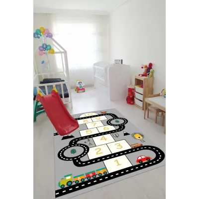 Sayılarla Yolculuk Çocuk Odası Halısı