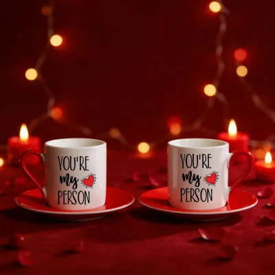 You’re My Person Temalı 2li Fincan Seti