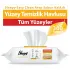 Sleepy Easy Clean Arap Sabunu Katkılı Yüzey Temizlik Havlusu 3 Adet 3x100 (300 Yaprak)