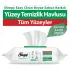 Sleepy Easy Clean Beyaz Sabun Katkılı Yüzey Temizlik Havlusu 24 Adet 24x100 (2400 Yaprak)