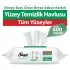 Sleepy Easy Clean Beyaz Sabun Katkılı Yüzey Temizlik Havlusu 6 Adet 6x100 (600 Yaprak)
