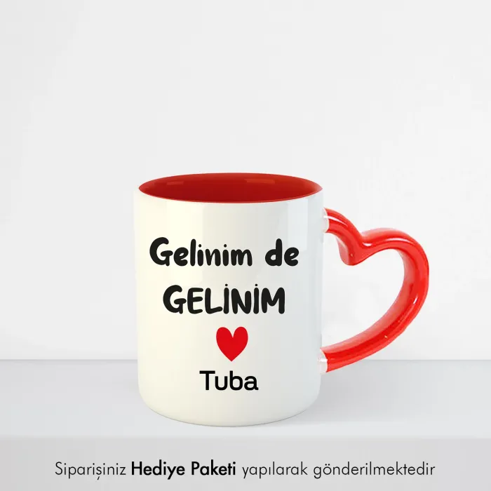 2’Li Kalpli Kupa Kişiye Özel İsimli Kaynanam Da Kaynanam Gelinim De Gelinim