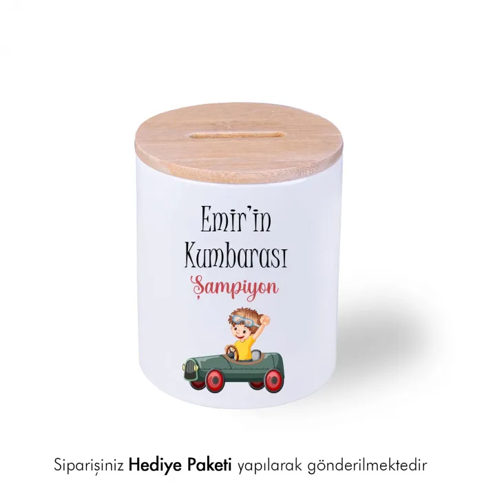 İsim Baskılı Yılbaşı Hediyesi Kumbara