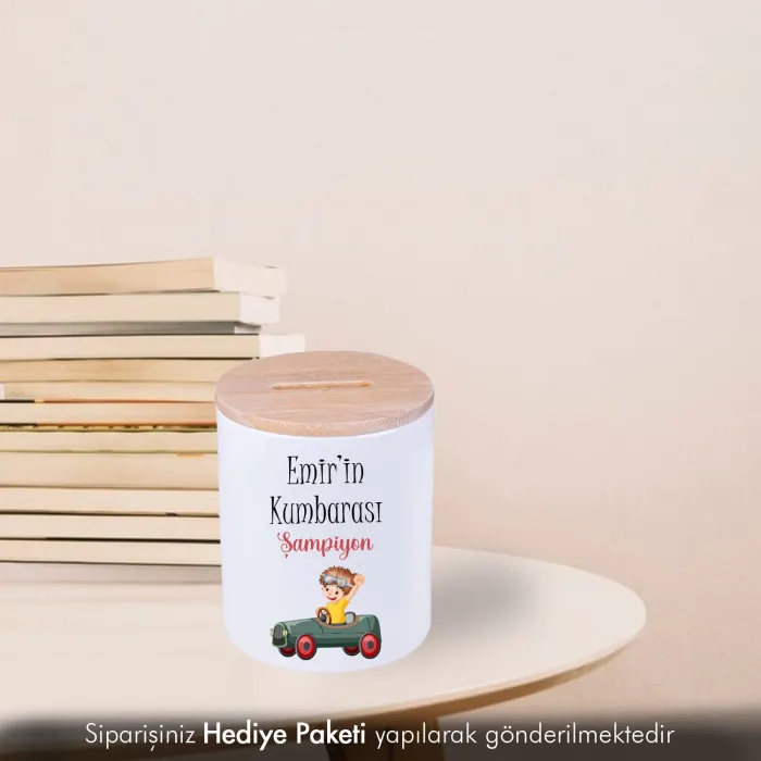 İsim Baskılı Yılbaşı Hediyesi Kumbara