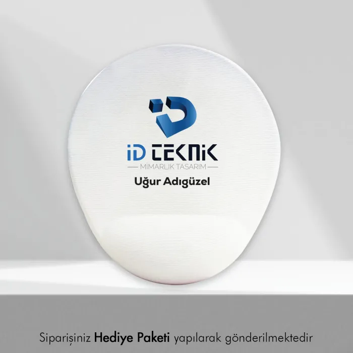 Firmalara Özel Logolu Oval Bileklikli Mouse Pad