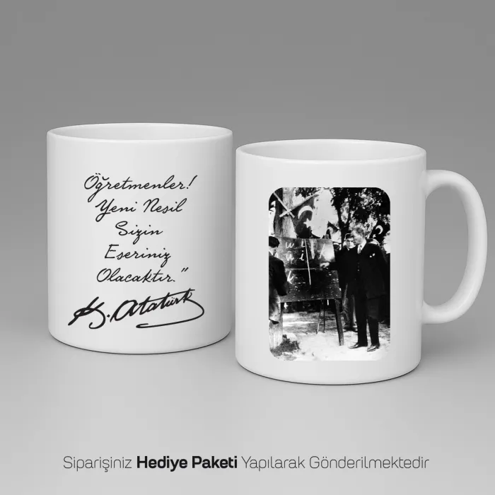 Atatürk’ün Öğretmenlere Armağanı – “Yeni Nesil Sizin Eseriniz Olacaktır” Kupa