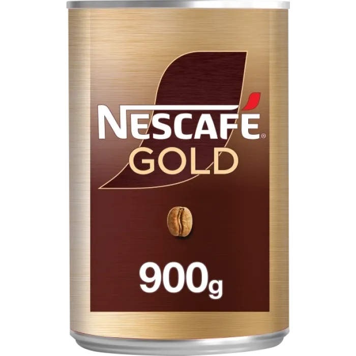 NESCAFÉ Gold Teneke 900 g – Premium Granül Kahve, Zengin Aroma