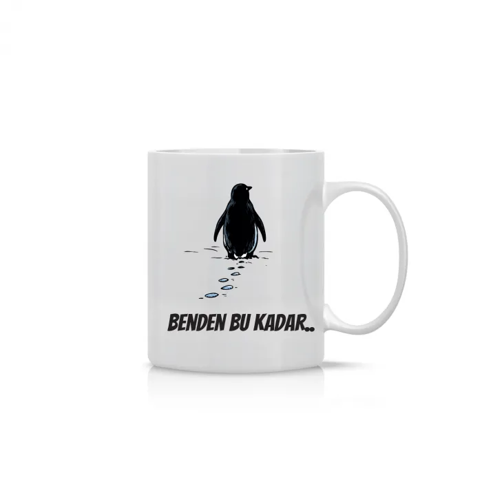 Benden Bu Kadar – Penguen Desenli Kupa Bardak