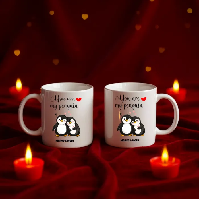 You Are My Penguin İkili Kupa Seti