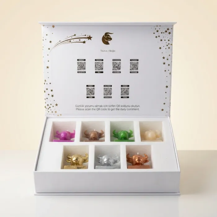 Boğa Burcu Mum Seti